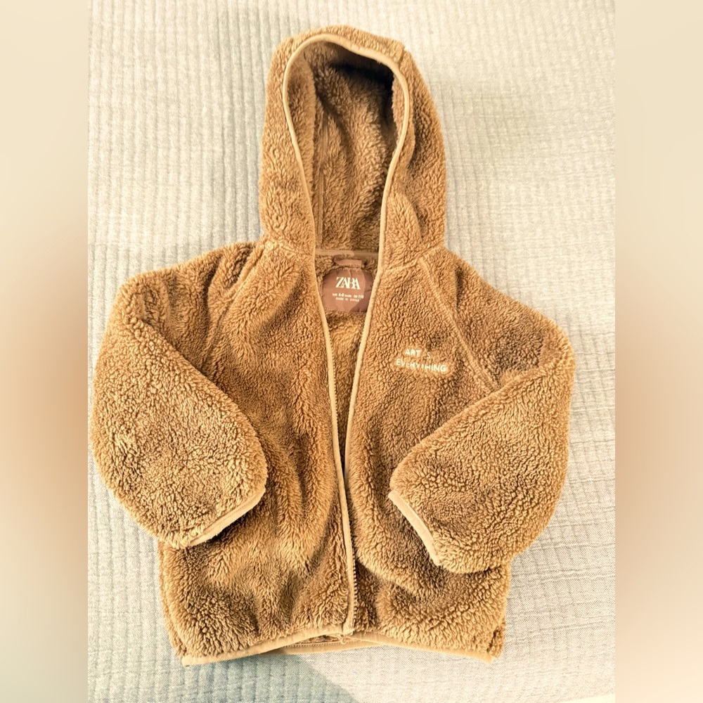 Bundle Zara winter fleece jacket sweater size 4-5